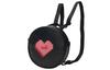 Women's Backpack Artificial Leather Round Bag Backpack Backpacks Women's Black