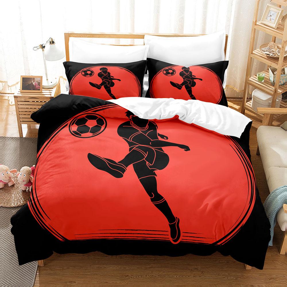 3D спортивный комплект постельного белья для спортивной комнаты, пододеяльник, наволочка, комплект для односпальной/двуспальной кровати, мягкий пододеяльник для мальчиков и подростков