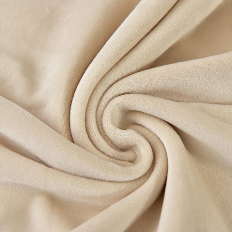 Toscana Velvet Chair Cover, Thick Cream Velvet
