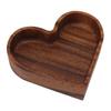Walnut Fruit Plate Smooth Textured Elegant Wood Serving Tray for Snack Fruit Nut Kitchen Utensils