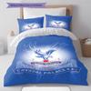 Crystal Palace Football Club Pattern Bedding,Quilt Set Quilt Cover Pillowcase Home Birthday Gift (1 * duvet cover + 2 * pillowcase, without core)