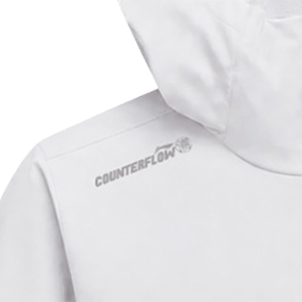 Men's Li-Ning Outdoor Counterflow Softshell Jackets Men's Calm Gray Hooded (Non-detachable) Moderate Straight