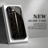 Закаленное стекло с рисунком меча для телефона, подходит для Samsung Galaxy S26 S25 S24 S23 S22 S20 FE/Ultra/Plus5G, противоударная задняя крышка