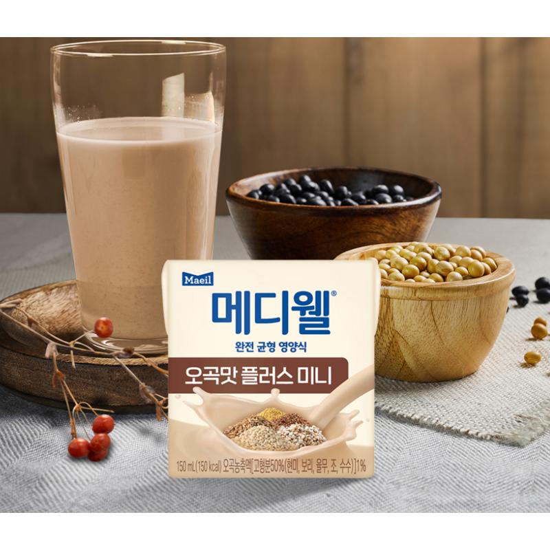 Mediwell Five Grain Flavor Plus Mini Nutritional Meal 24p, 3.6L, 1 set