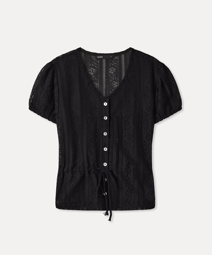 MIXXO Кружевная блузка на завязках_Miwbwg51Ms