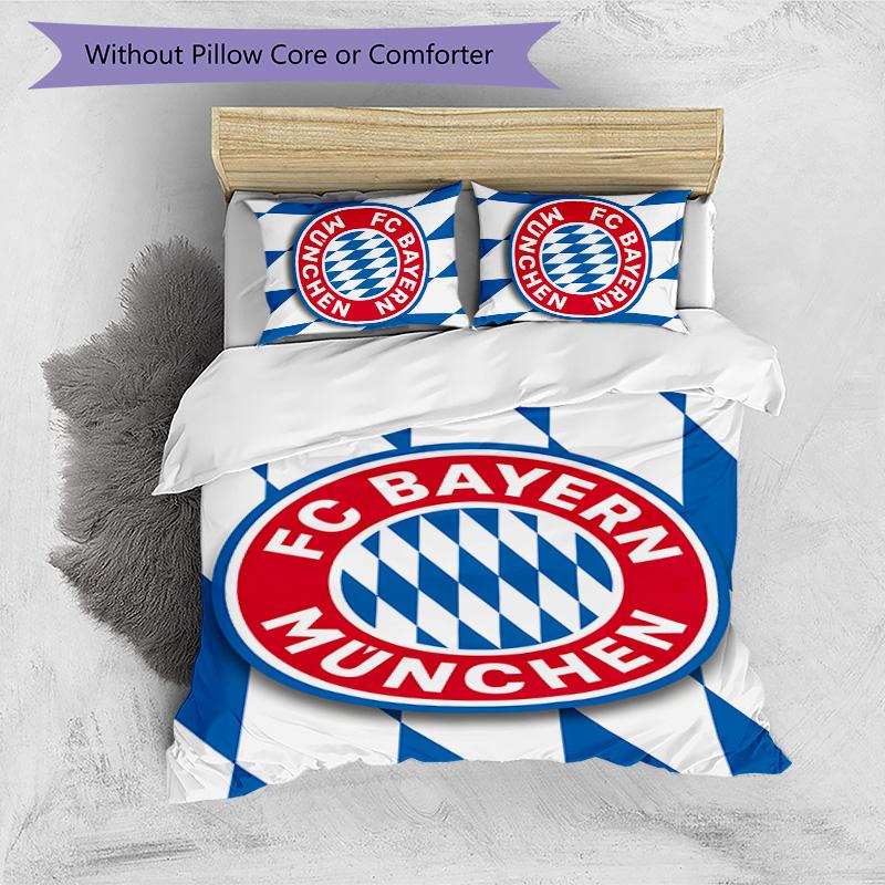 3pcs B-Bayern Munich (8) Design Cover Set - HD Printed Bedding with 1 Cover and 2 Pillowcases - Perfect for Home and Dorm Decor