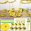 Little Bumblebee Multifunctional Board Game Puzzle Fishing Toys Interactive Educational Toys For Kids Christmas Gift Family Game