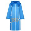 One Piece Tony Tony Chopper Cosplay Costume Blue Hooded Robe with Backpack Full Set Outfit for Halloween Anime Convention Party