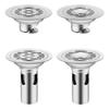 Stainless Steel Floor Drain Shower Drainer Ground Leakage Hair Catcher Kitchen Filter Cover Anti-Odor Bathroom Strainers