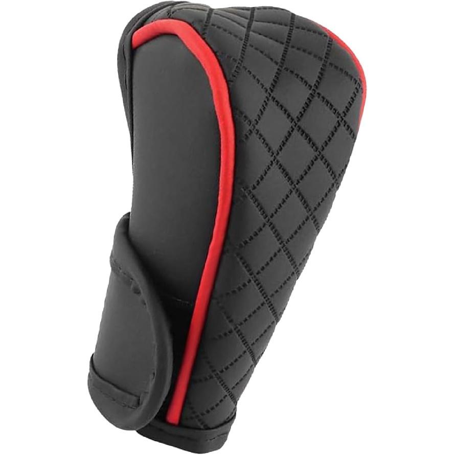 MLY Gear Shift Cover, Leather Scratch Resistant Car Gear Shift Cover, Anti Slip Gear Shift Knob Protector Cover, Universal Gear Shifter Cover