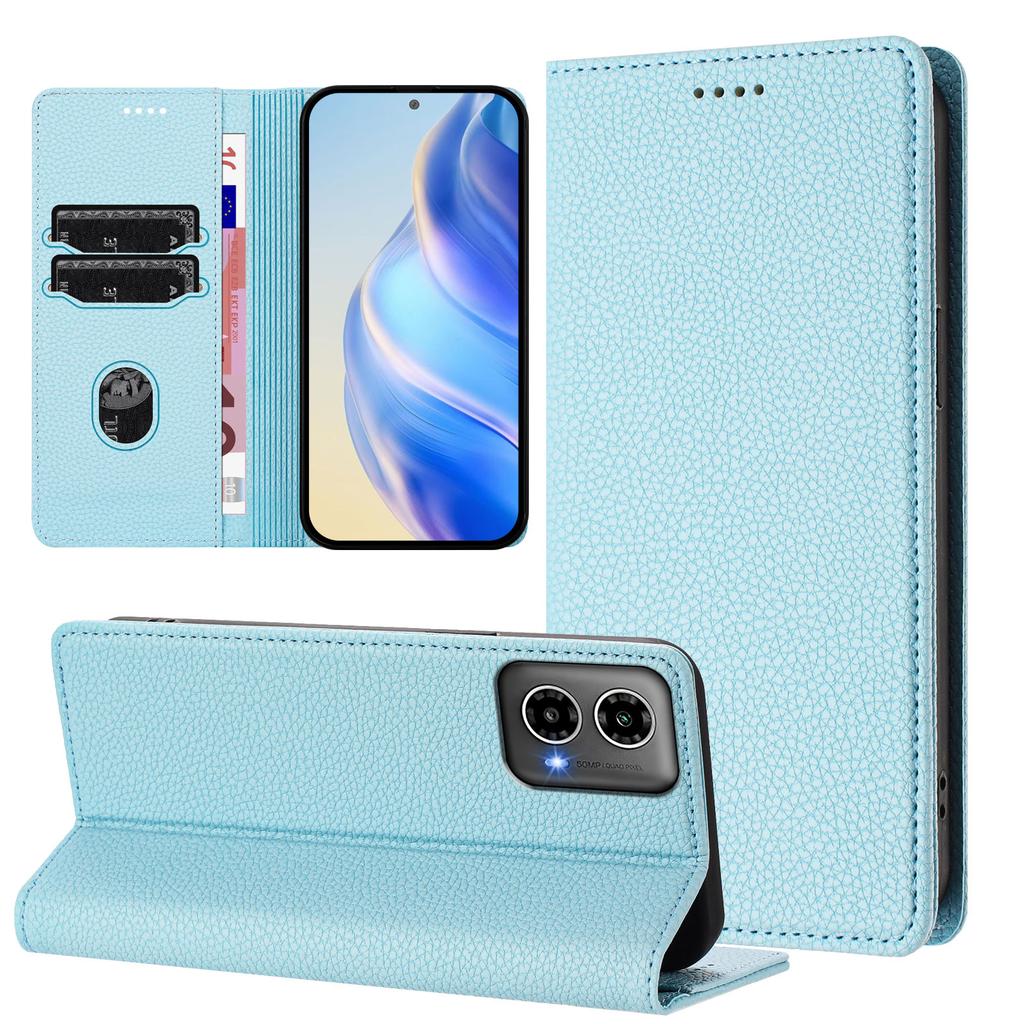 Роскошный магнитный кошелек-книжка из кожи для Motorola Moto G84 G54 G34 G24 G14 G04s G73 G53 G72 G32 G22 G71 G51 Задняя крышка