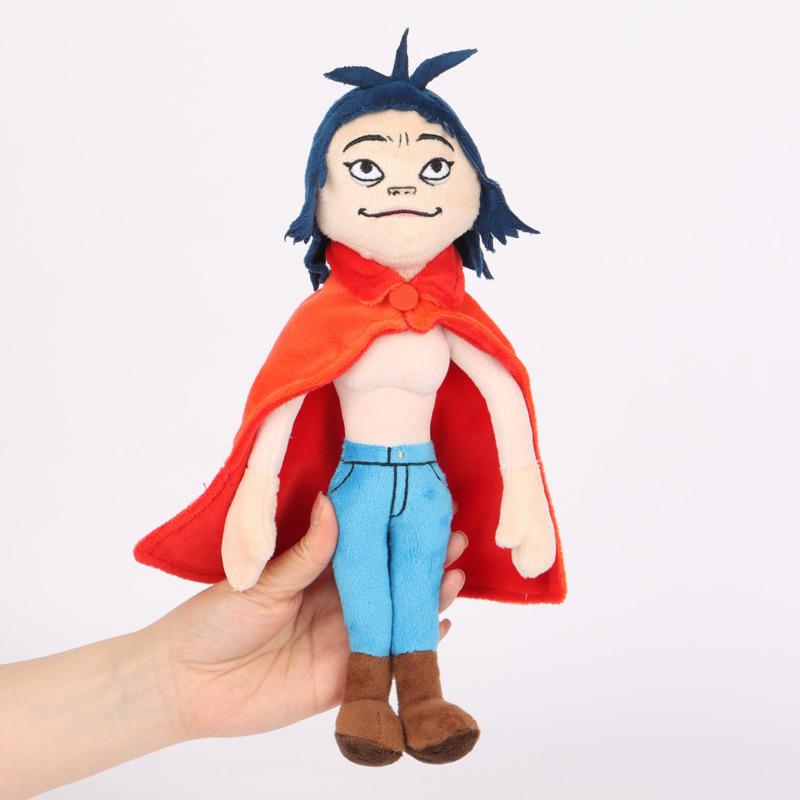 Новости Gorillaz Плюшевая кукла Нудл Аниме Персонаж Нудл D Аксессуары Игрушка Кукла Мёрдок Рассел Мягкие Плюшевые Куклы Подарки для Фанатов