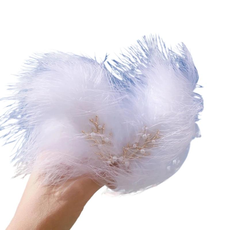 1 шт. Белое перо феи боковая заколка новая заколка для волос аксессуар для волос для девочки украшения для волос свадебная шпилька тиара заколки