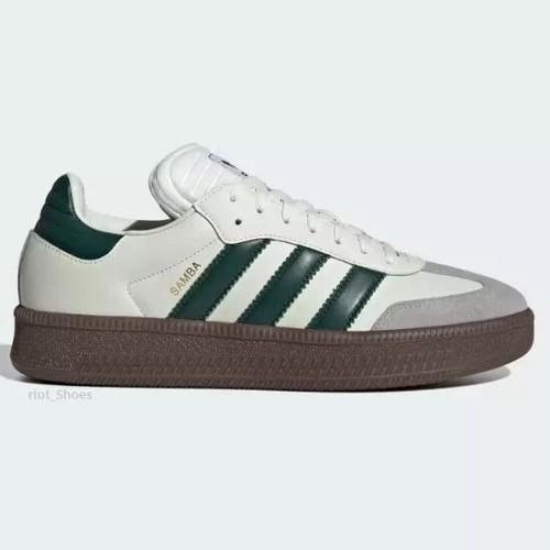 adidas Оригинальные Samba XLG Слоновая кость Коллегиальный зеленый IE3911 Мужской размер
