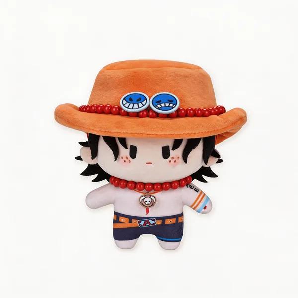Новая 15см One Piece Луффи Эйс Зоро Милая Мягкая Плюшевая кукла Игрушки милые Украшения для комнаты Друзья для детей Подарки на день рождения