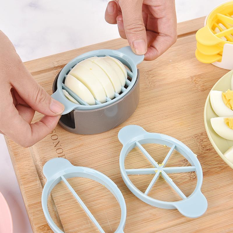 1PC Eggs Slicer Cutter Egg Cooking Tools Multifunctional Egg Cutter Mold Cutter Artifact Gadgets Kitchen Manual Egg Slicer
