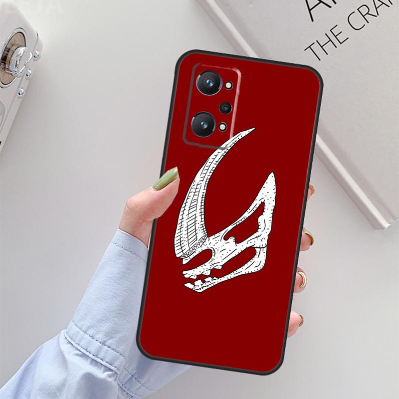 Mudhorn Rhino Skull For Realme C61 C75 C55 C51 C21Y C25S C67 C53 13 12 10 11 14 Pro Plus GT 6T 6 5 GT7 Pro Case