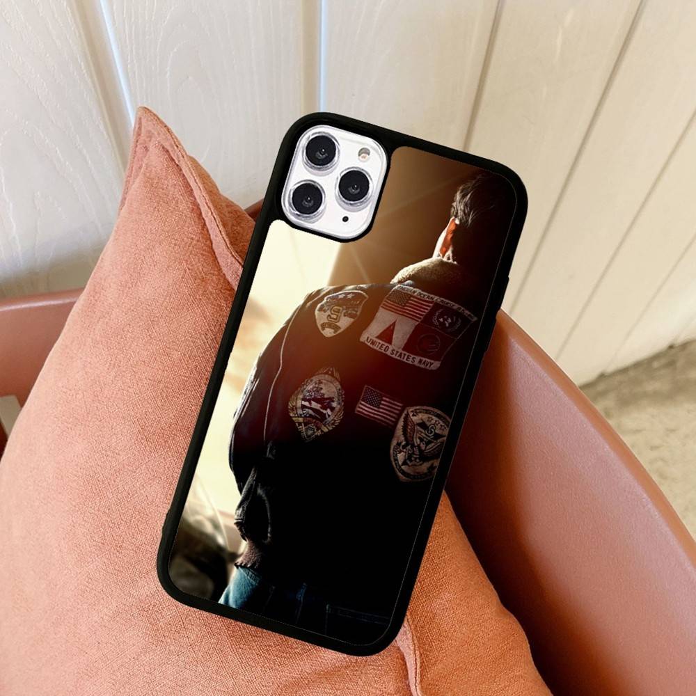 Action Film T-Top G-Gun PC+TPU Protective Phone Case For IPhone 17 16 Pro Max 15 Plus 14 13 12 11 Cover