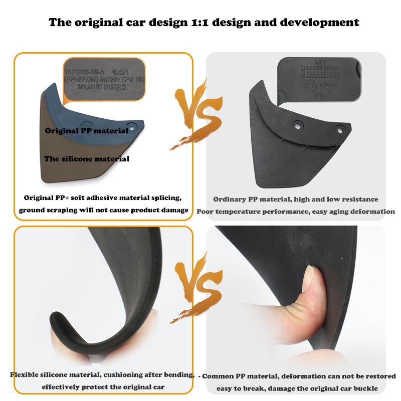 2022 автомобильные брызговики TPE брызговики для Tesla Model Y брызговики брызговики переднее/заднее крыло протектор