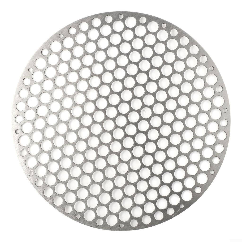 Stainless Steel Roasting Rack Round Mesh BBQ Mat for Charcoal Grilling