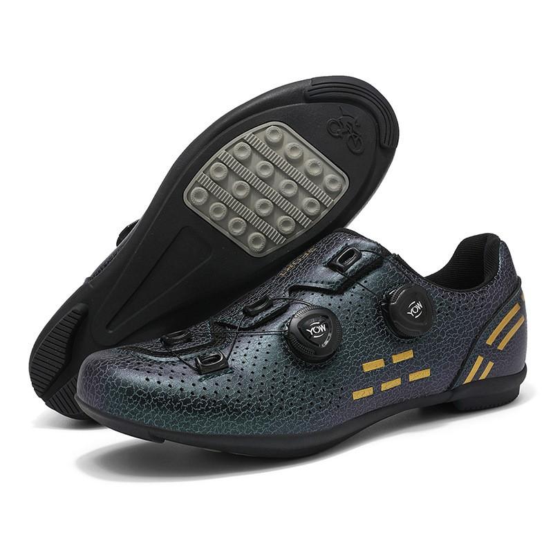 Mens Unisex Road Mountain Bike Cycling Shoes With Cleat System Breathable Rubber/Carbon Sole Options