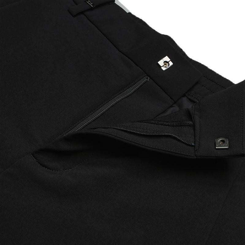 FILA Casual Pants Men's Jet Black Moderate Straight Fit Pants F11M532807FBK