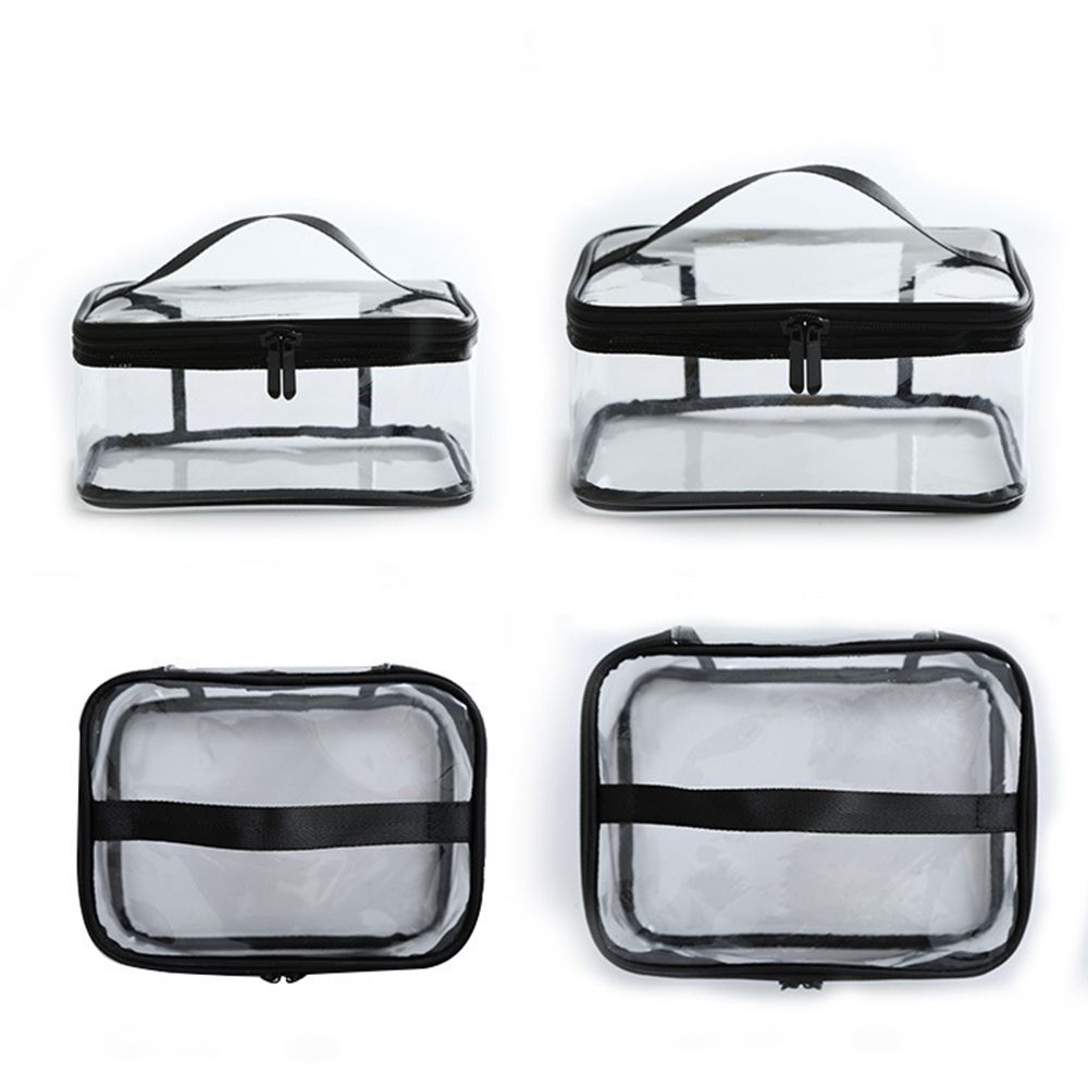 Clear Multi-function Waterproof Toiletry Case PVC Travel Pouch Cosmetic Bag