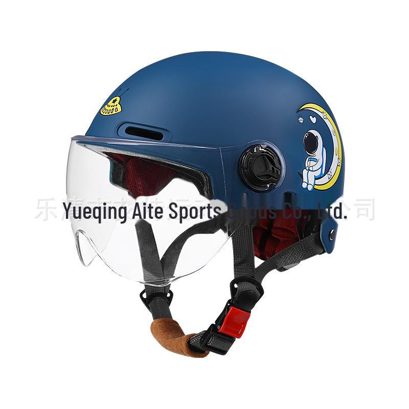 Сертифицированный 3C детский защитный шлем для электромобилей — летний, полушлем, унисекс, всесезонный