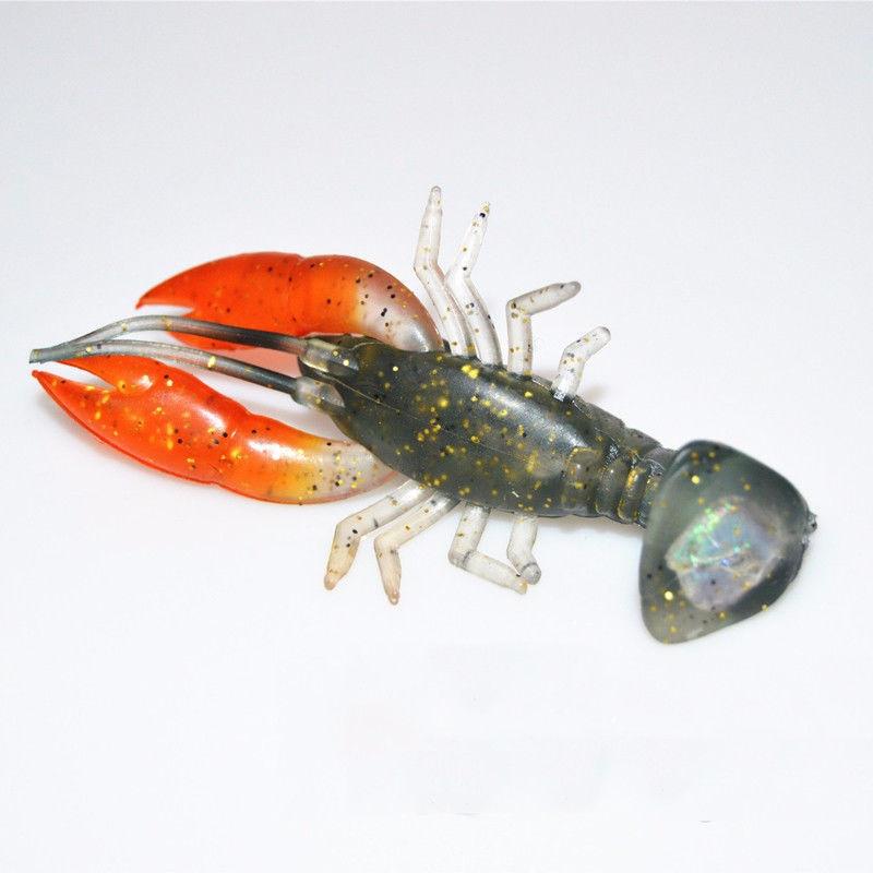1pcs3pcs Lobster Shrimp Crawfish Soft Claw Bait Artificial Lure Swimbait New Fishing Accessories