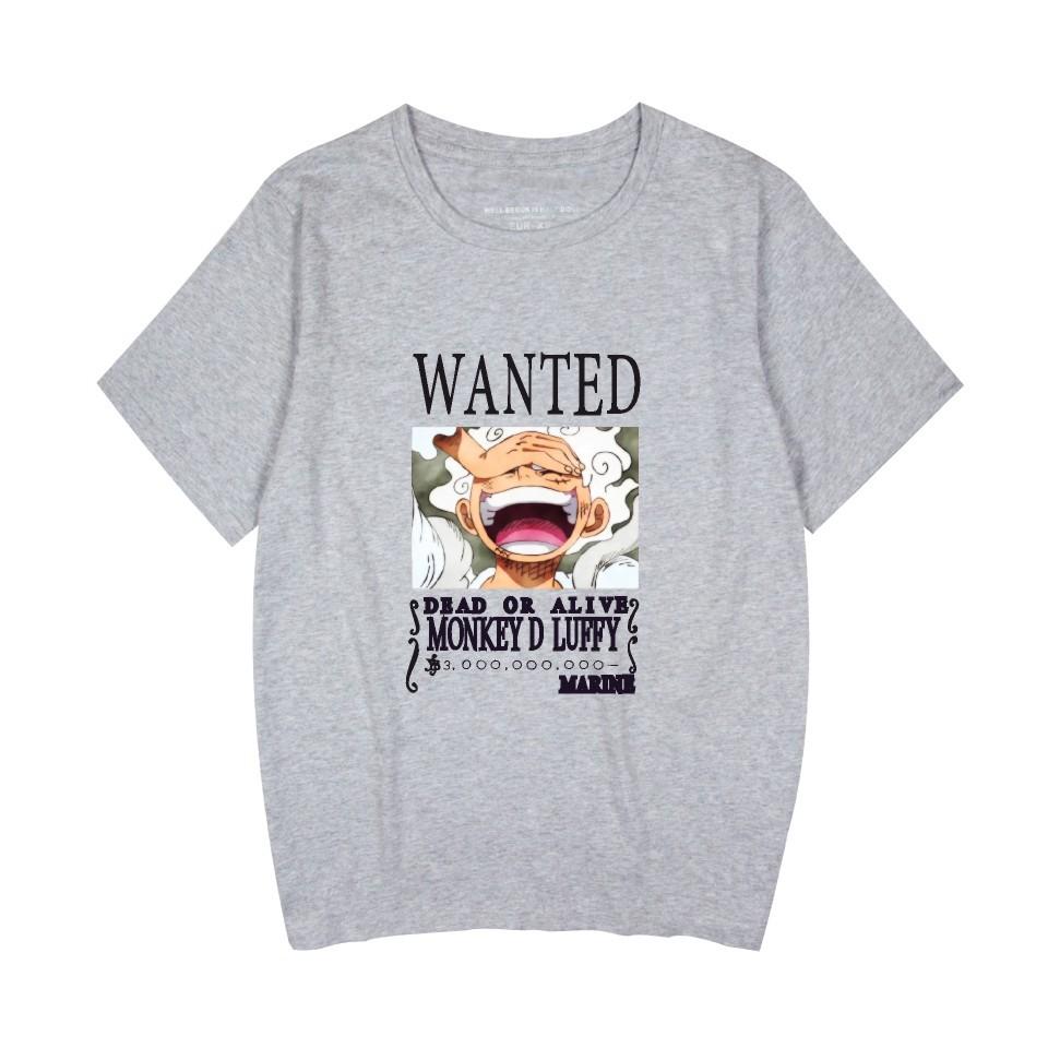 Футболка ONE PIECE с мультяшным принтом Графическая Летняя Одежда Оверсайз Короткий Рукав Смешной Повседневный Женский Топ