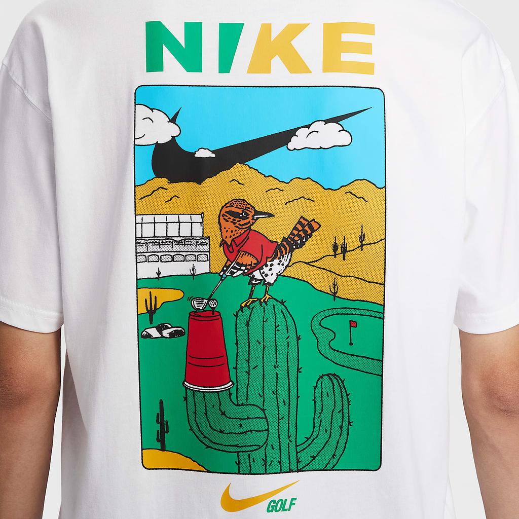 Nike Футболки мужские белые с круглым вырезом HJ3365-100