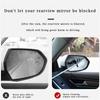 Car Rearview Mirror Wiper Portable Telescopic Auto Glass Squeegee Cleaner Car Mirror Wash Cleaning Brush Long Handle Glass Mist Cleaner