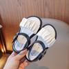 Summer New Girls Princess Flat Sandals Fashion Versatile Fold Children Causal Beach Sandals Kids Open-toe School Causal Shoes