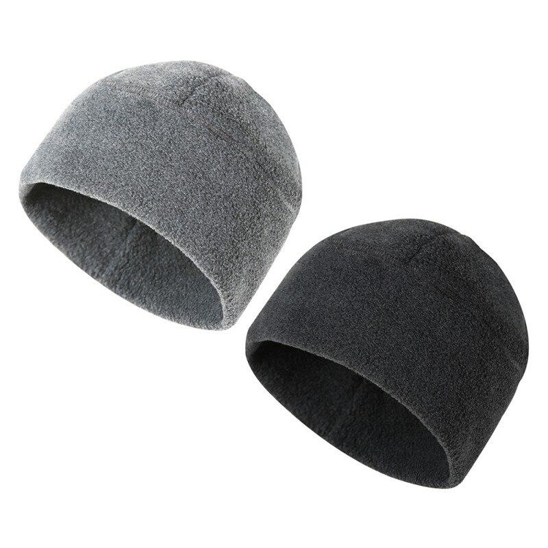 Мужская зимняя флисовая шапочка