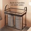 Transparent Storage Organizer Box Large Capacity Storage Case Durable Storage Bag  Home Storage