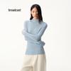 Women's Slim-Fit Polo Collar Wool Pullover Sweater