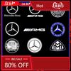 Новые для Mercedes Benz 2 шт. Светодиодные лампы приветствия в дверях автомобиля, логотип, эмблема, светотень, аксессуары для авто для Mercedes Benz CLA CLS