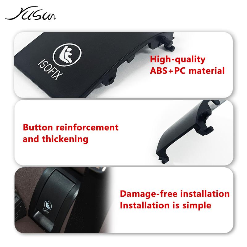 Rear Child Seat Anchor Safety ISOFIX Cover Restraint For BMW 3 series 20-24 G20 G21 G28 G80Seats Benches Accessoires 2020-2024
