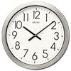 Clock Wall Clock Office Type Large Quartz Analog Moisture Proof Dust Proof Metal Frame KH407S