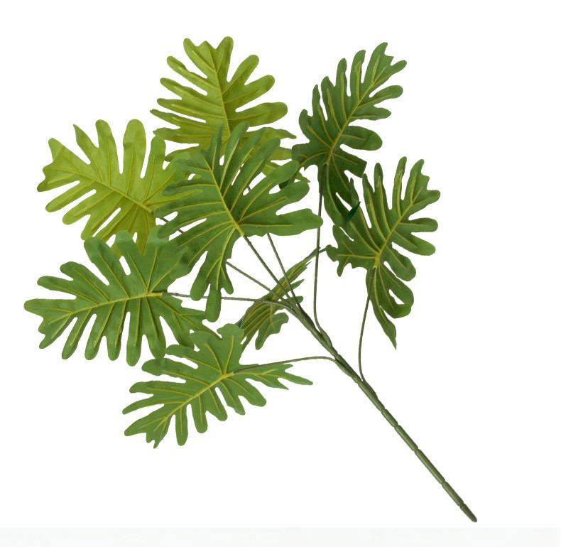 Artificial Green Plants: Large Banana Leaves, Monstera, Spring Feather, Areca Palm & Fan Tail Palm for Home and Garden Decor