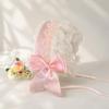Ribbon Bow Cosplay Headpiece Multi-colored Anime Headband Vintage Sweet Hair Hoop  For Cosplay
