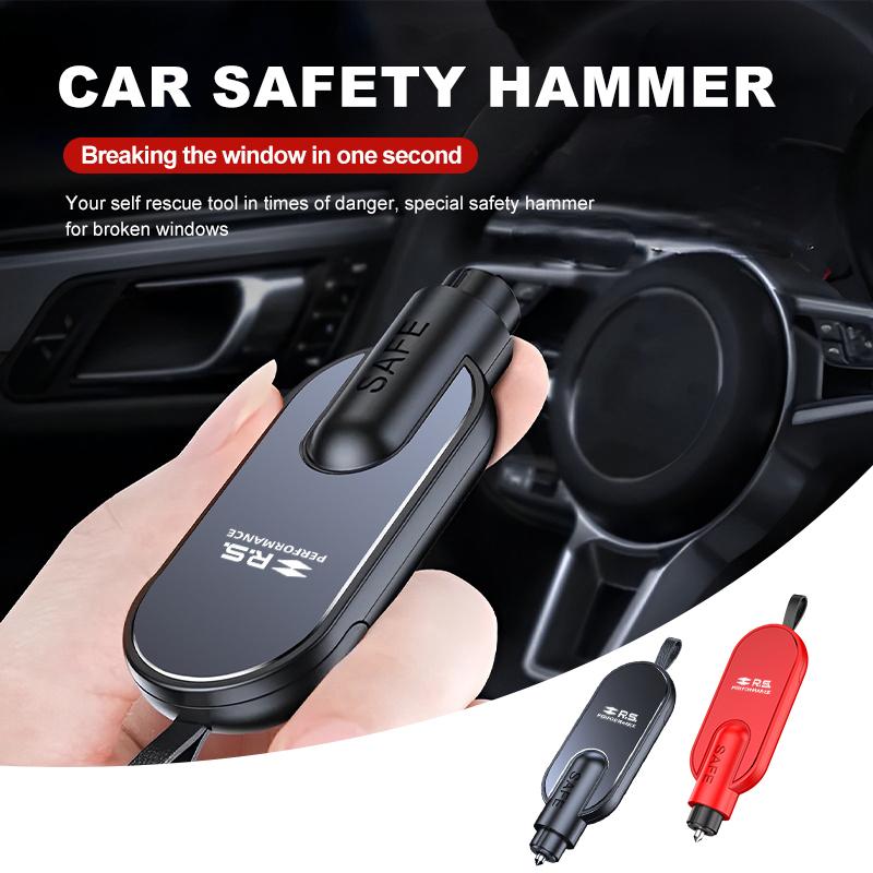 Car Safety Alloy Window Breaker Hammer Emergent Escape Tool For Renault RS Clio Scenic Logan Megane Koleos Sandero Safrane S444
