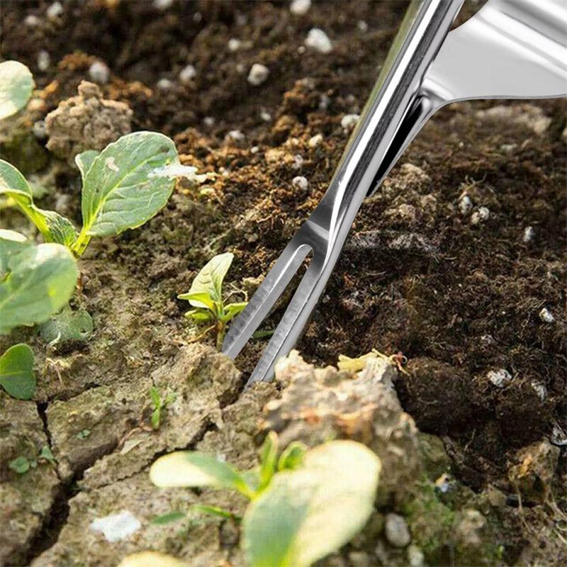 Садовый уличный ручной инструмент для прополки Удаление Фермерский выдергиватель Одуванчик Копалка Газонный пропольщик Пересадка Нержавеющая сталь Ручной пропольщик