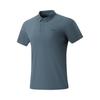 Li Ning Fitness Series однотонная удобная универсальная дышащая повседневная спортивная рубашка-поло для мужчин Luo-Dai-Qing APLU003-9