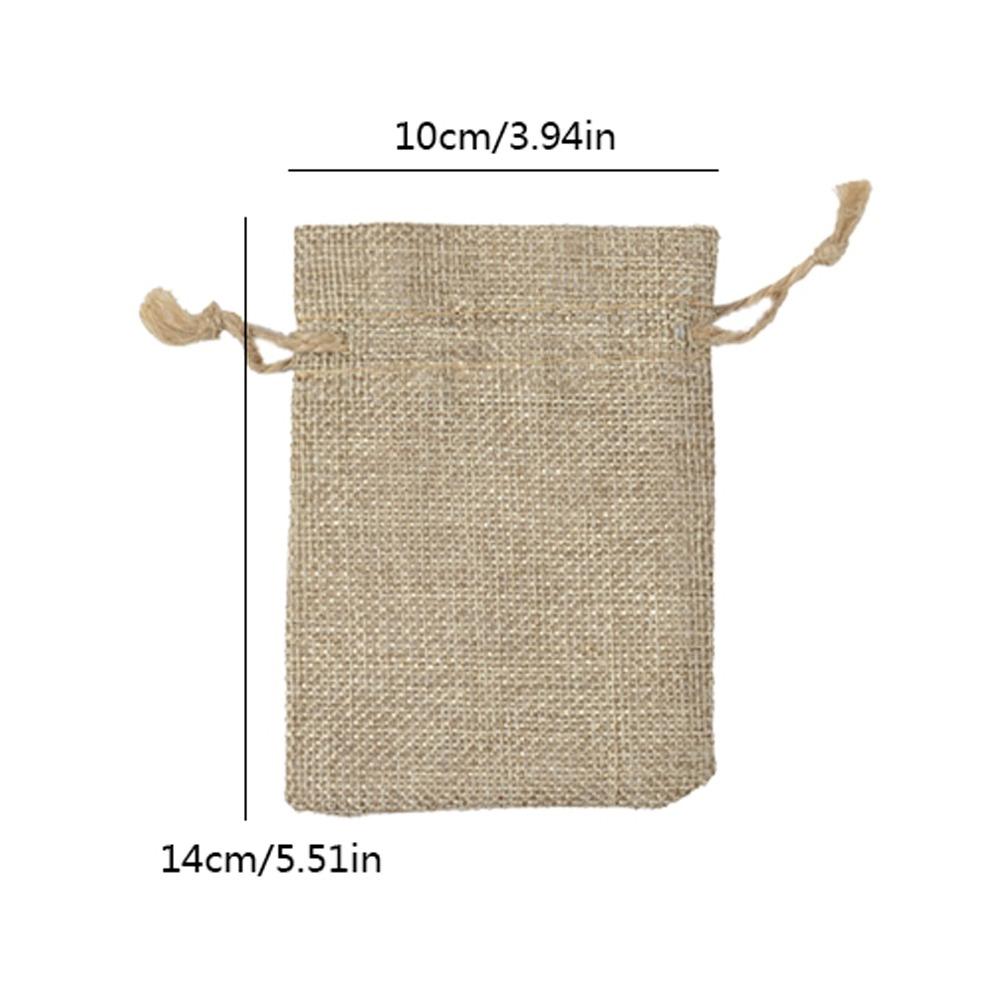 10 шт. больших вместительных сумок для хранения, пыленепроницаемые мешочки для ювелирных изделий, новые подарочные мешочки из мешковины