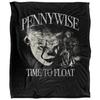 It: Welcome To Derry Pennywise Time To Float Soft Touch Blanket