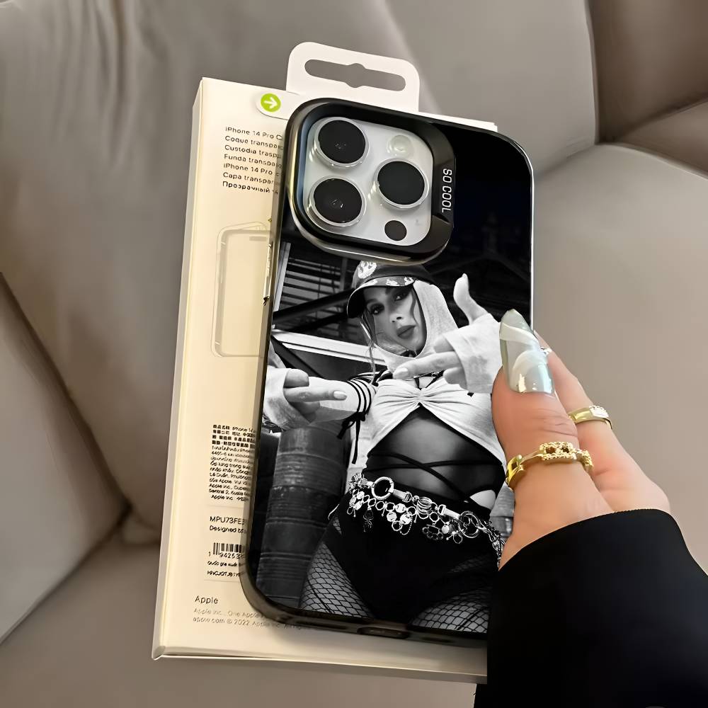 Чехол для телефона singer A-anitta funk generation для iPhone 17 17Air 16 15 14 13 12 11 Pro Max Plus Цветной Серебристый