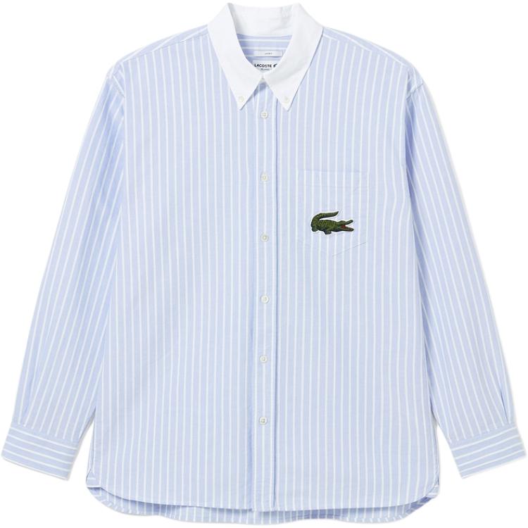 Lacoste Рубашки Мужские E7B/Голубой Лацкан Умеренный CH2270-