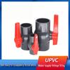 UPVC Deep Gray Adhesive Socket Ball Valve