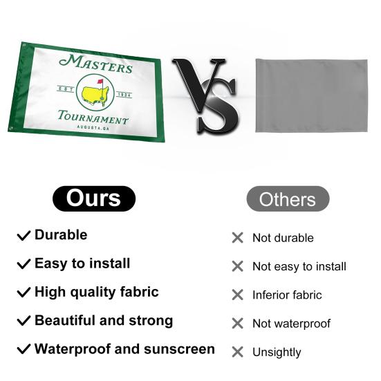 Флаг для турнира по гольфу Отличный профессиональный 3x5 футов Зеленый флаг для гольфа Флаг для турнира по гольфу Зеленый флаг Аксессуары для гольфа